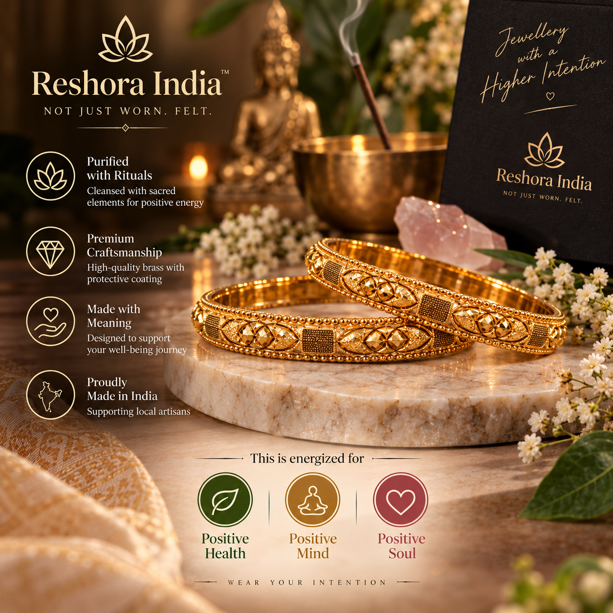 Swarna Elara – The Holistic Harmony Bangle Set - Image 8
